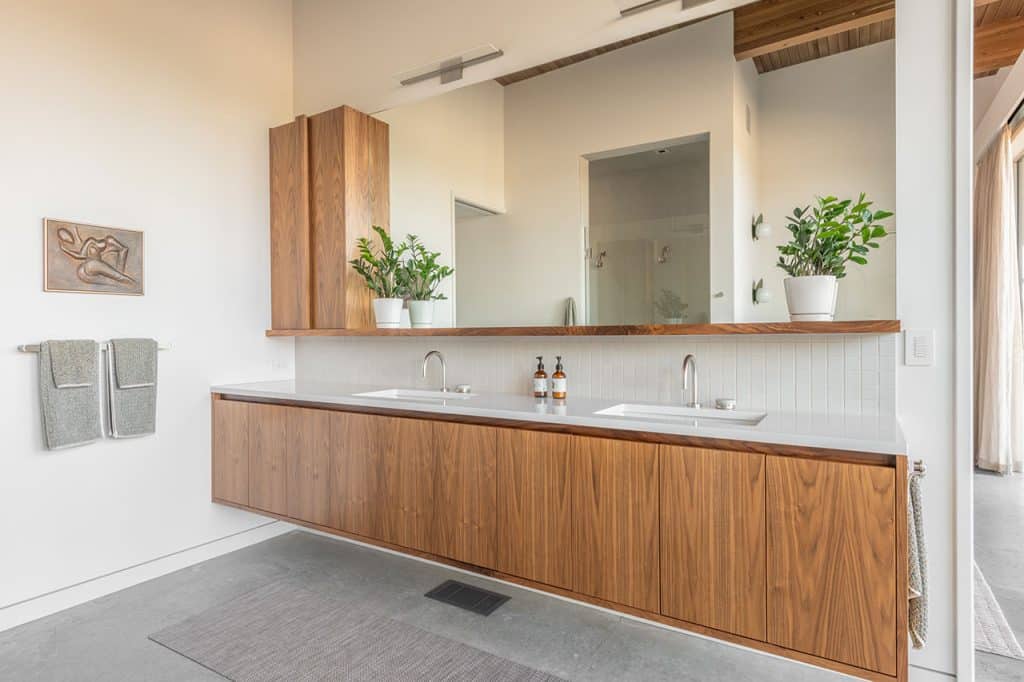 bathroom counters