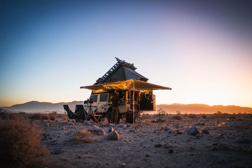 rooftop tent camping