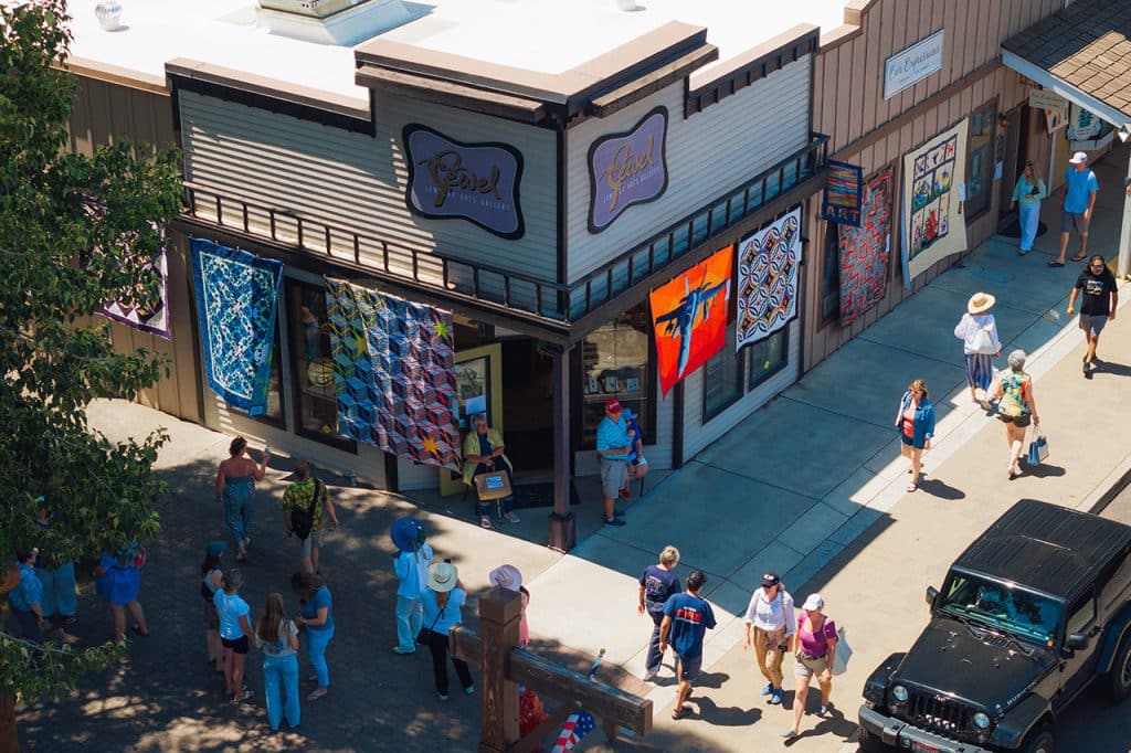 2025 Annual Sisters Quilt Show from above