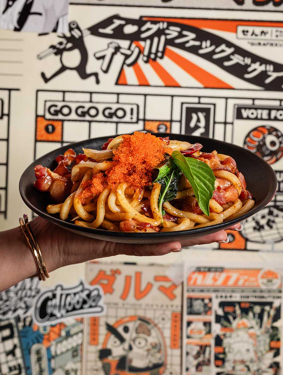 Noodles and caviar from Yokocho Izakaya in Bend