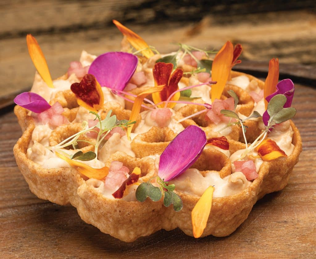 Foie Gras Floret close up at Bos Taurus