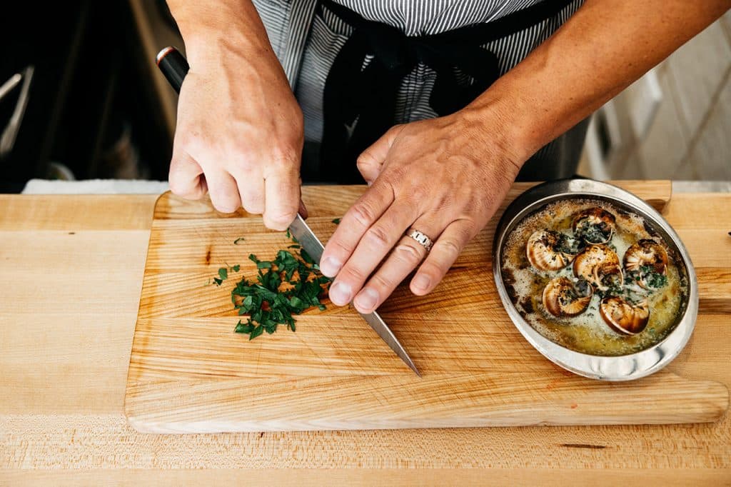 Making Escargot with Chef Dave Bodi