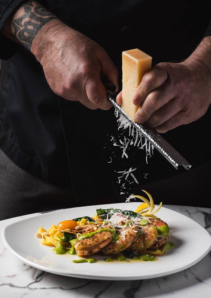 Grating cheese Flights Wine Bar