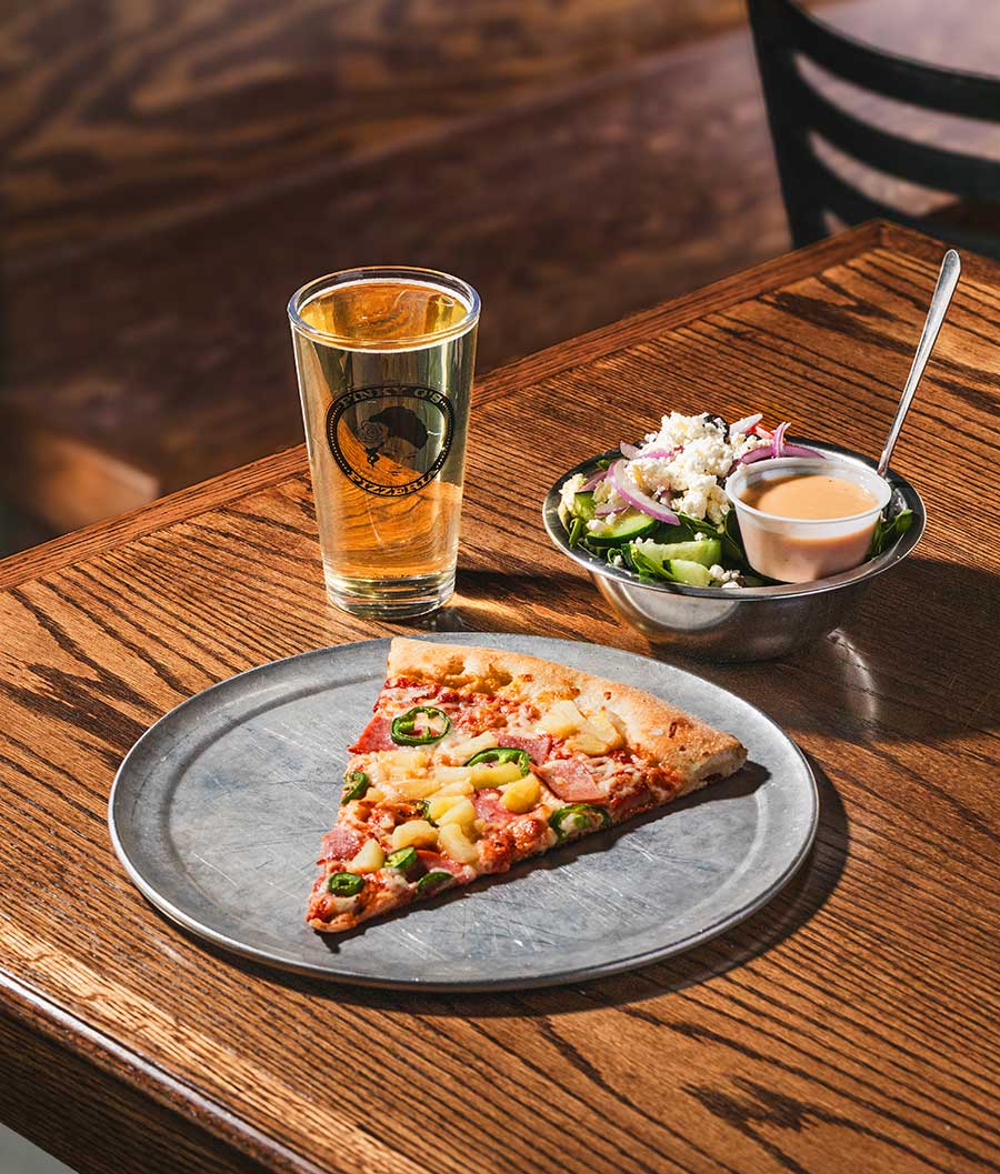 Pinky G's Pizza and beer