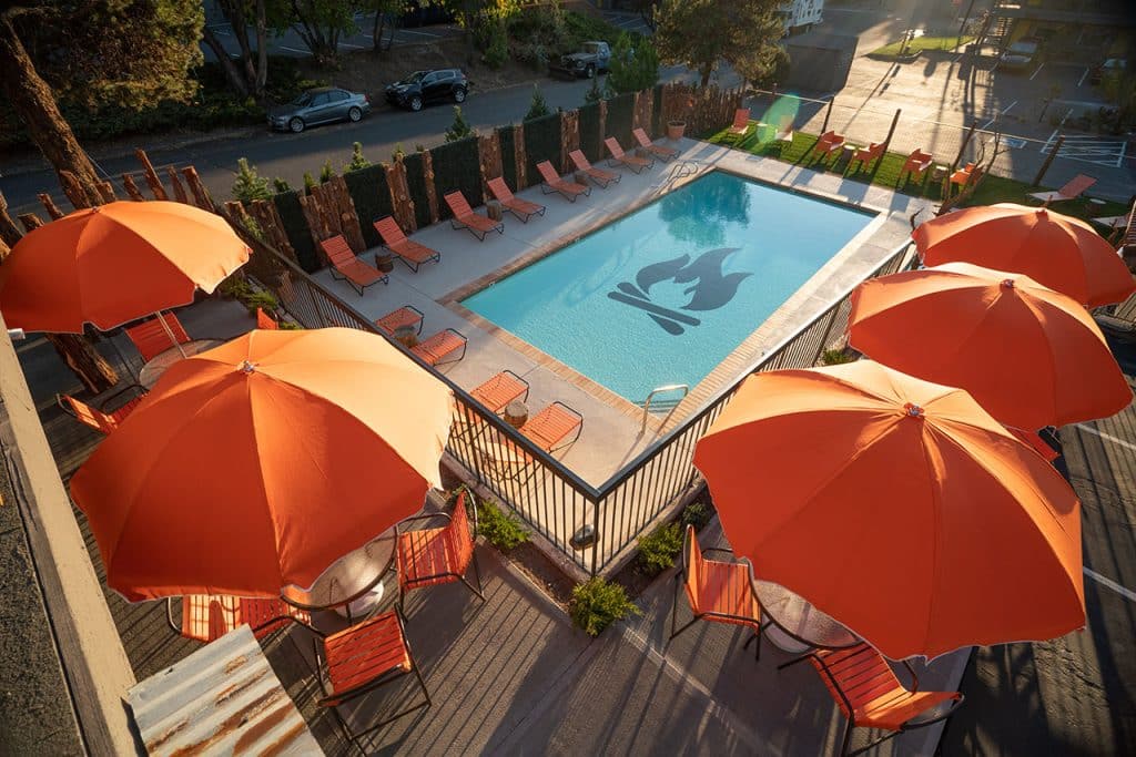 campfire hotel pool