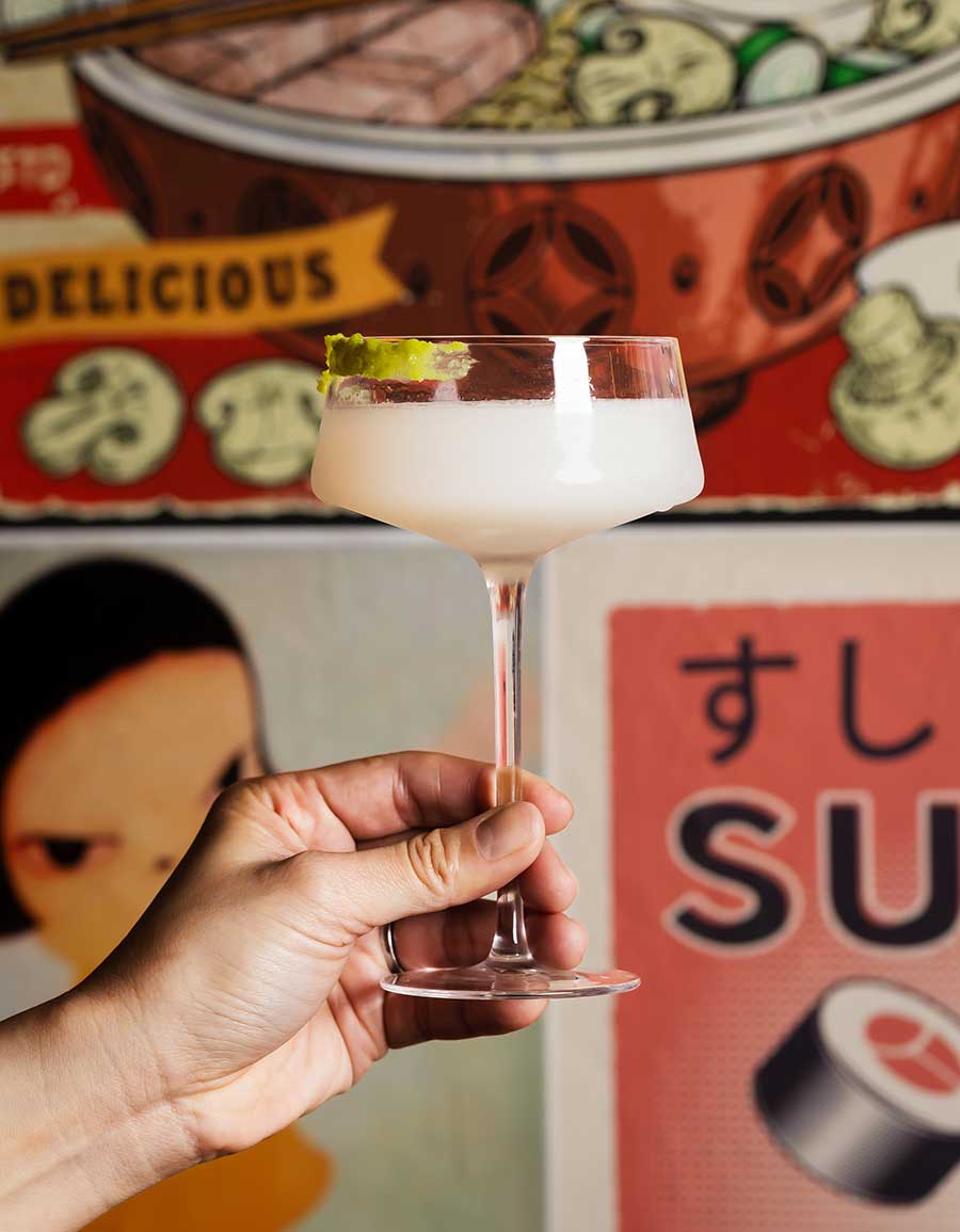 Chrysanthemum Martini cocktail