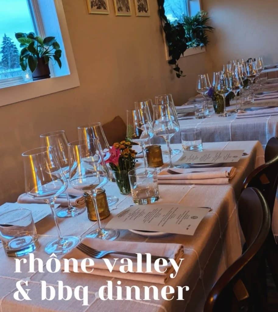 beyond the vine wine dinner