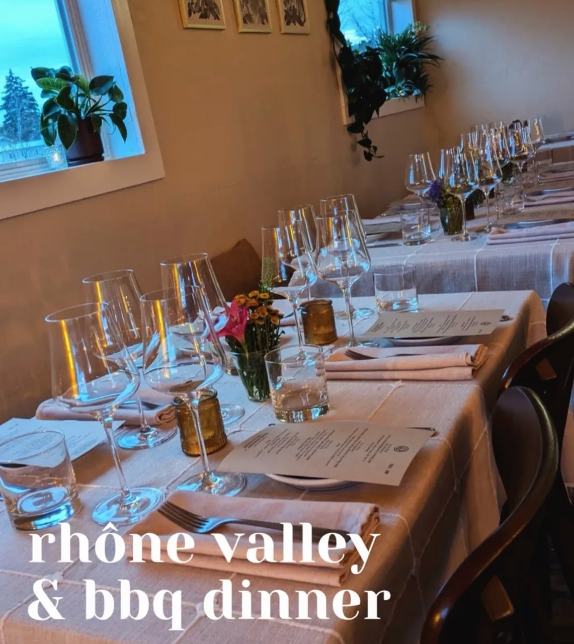 beyond the vine wine dinner