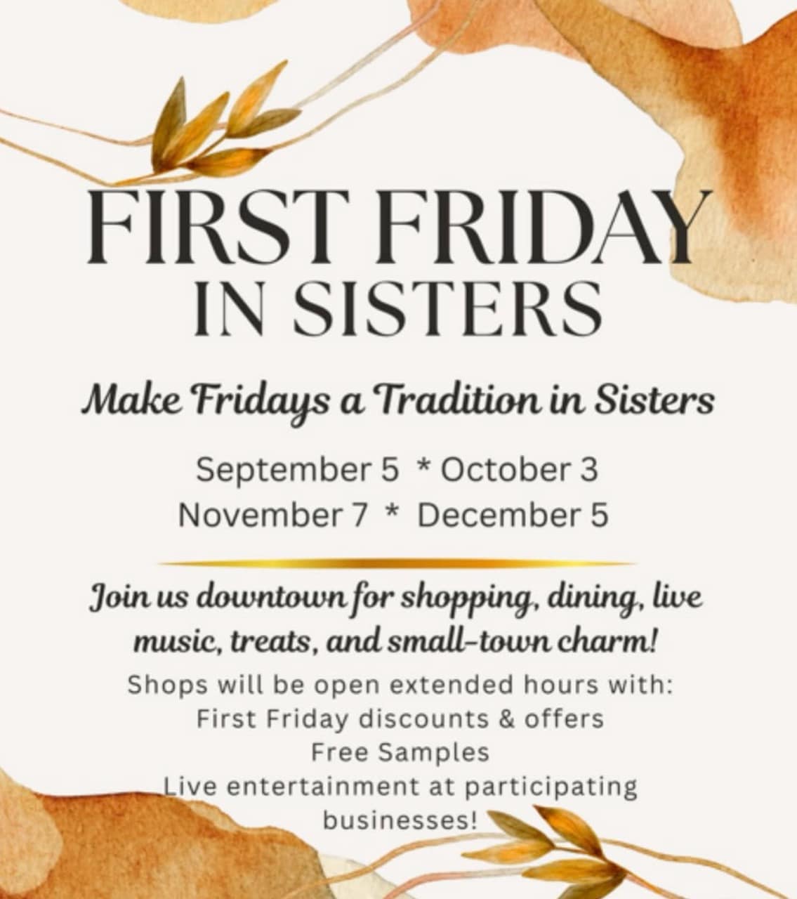 First Friday Sisters Walk