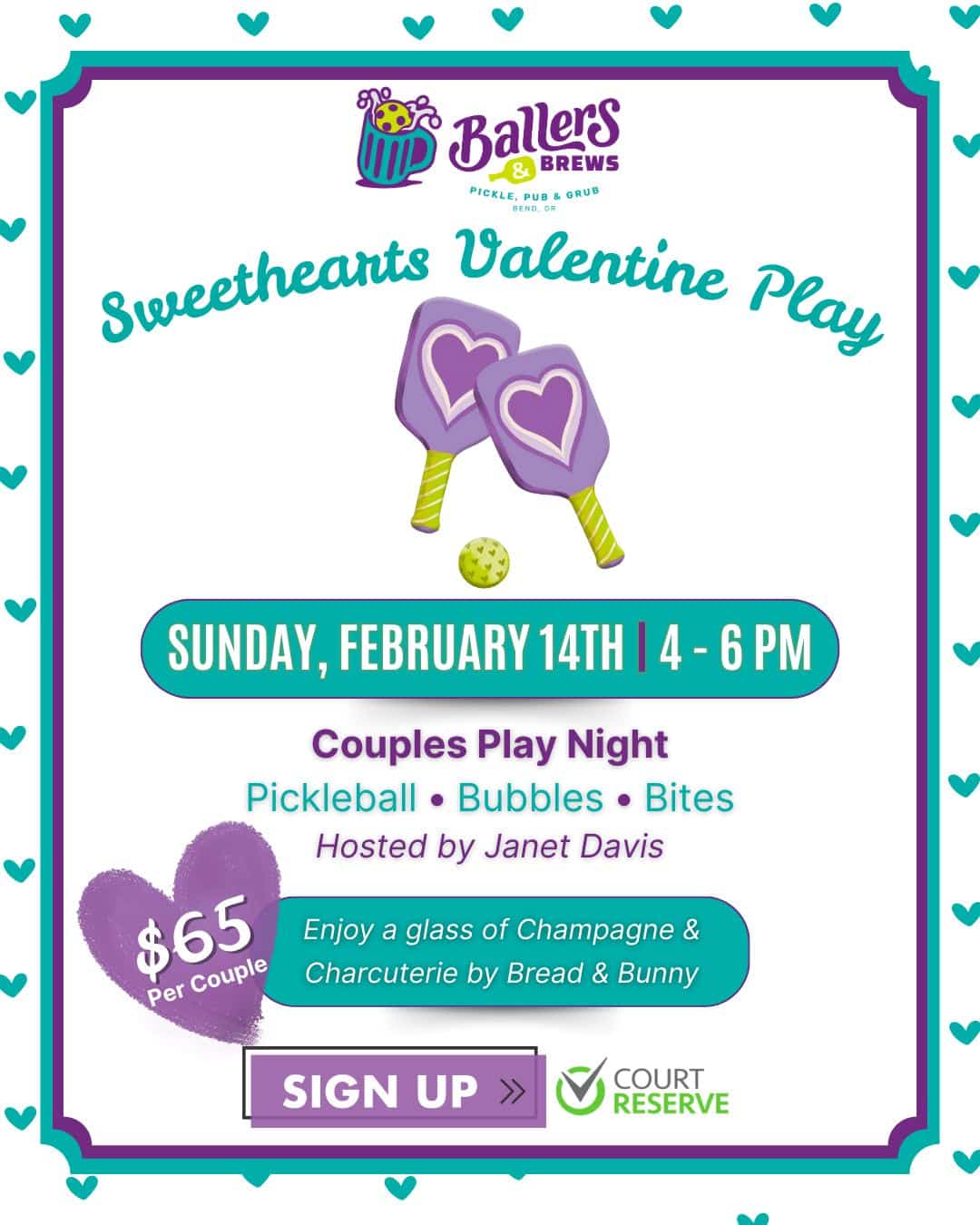 Ballers Brews Valentine’s Sweetheaarts Play