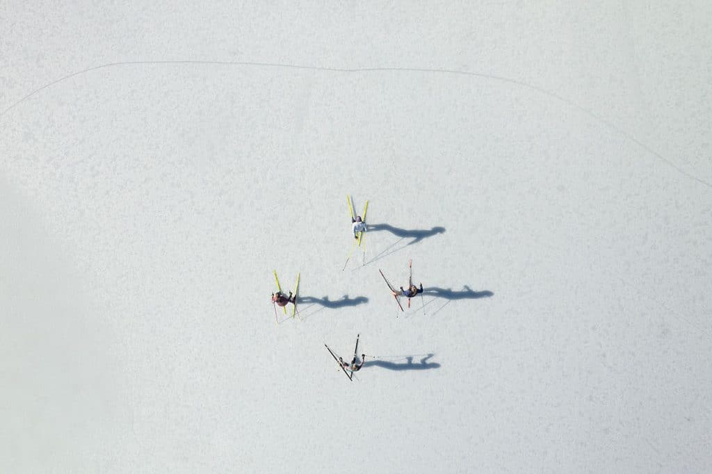 Elk Lake Resort cross country skiing