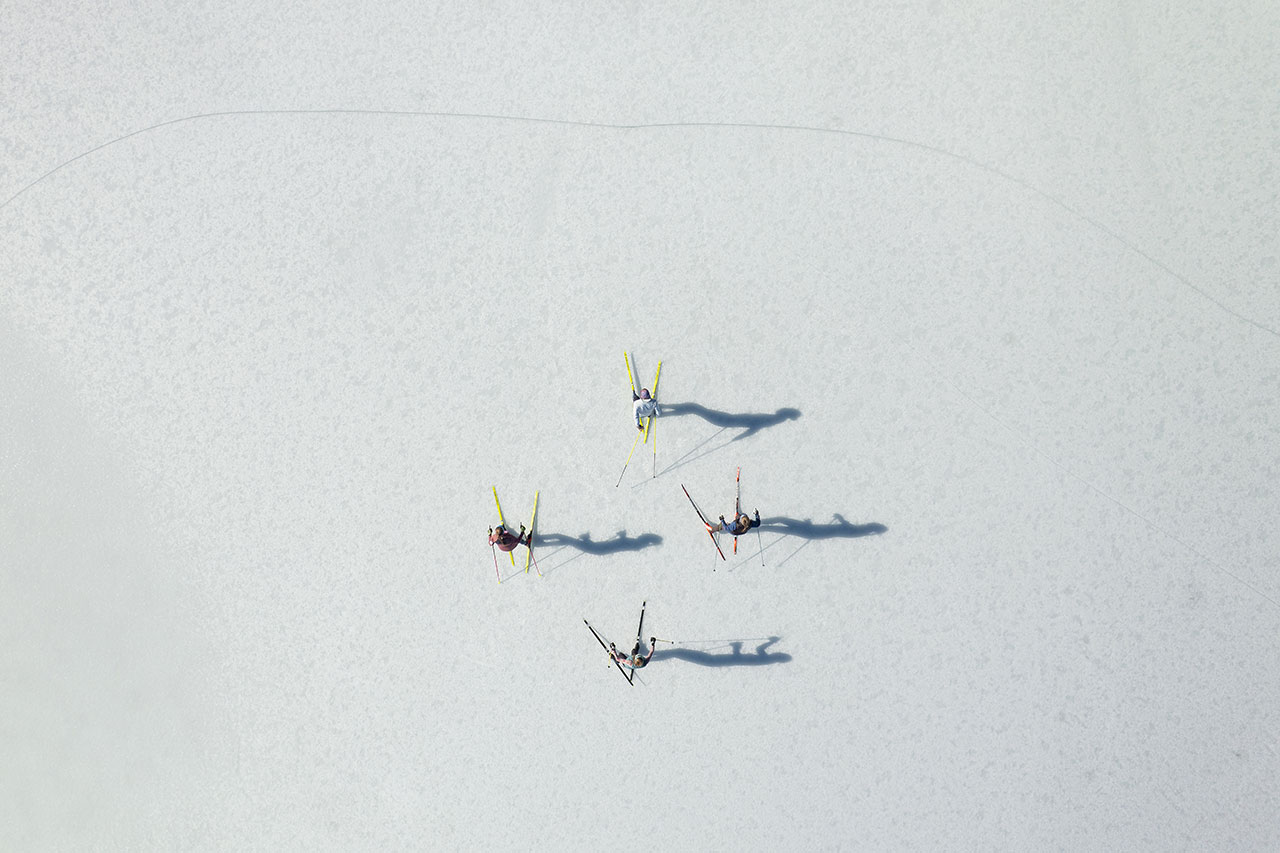 Elk Lake Resort cross country skiing