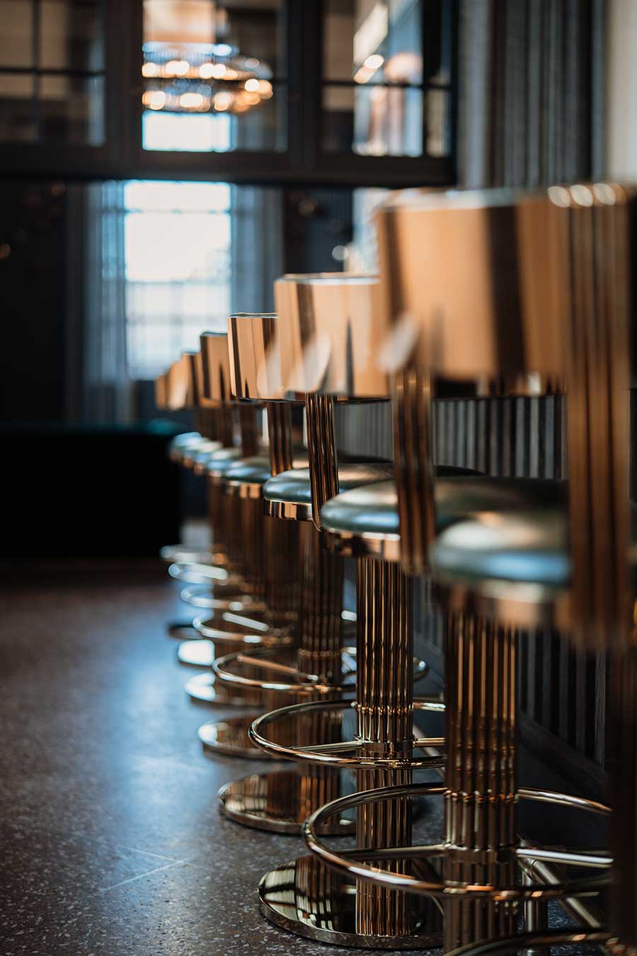 Minnies bar in the westman art deco chairs