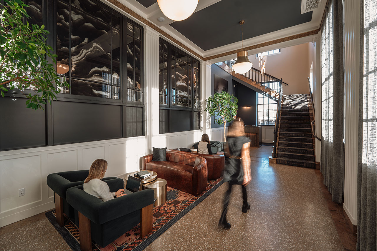 Interior of The Westman entryway