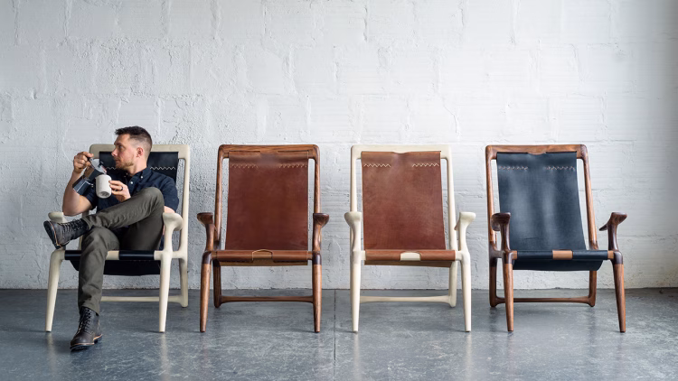 How Bend’s Justin Nelson Built a National Reputation for Sculptural Furniture