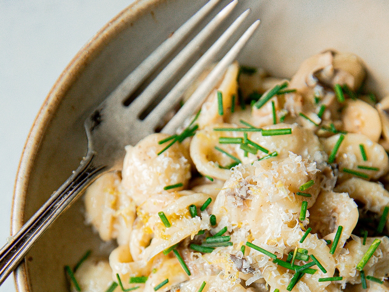 Laura Davidson’s Creamy Mushroom Orecchiette with Mascarpone