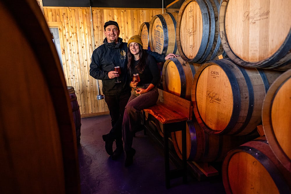 Michael Frith and Danielle Burns of Funky Fauna Artisan Ales