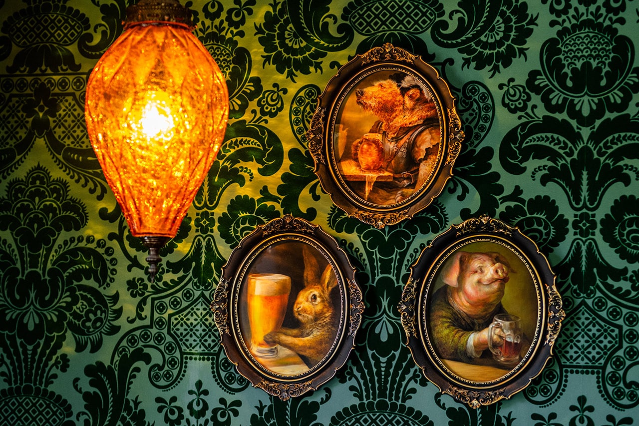 Art on the walls at Van Henion Brewing in Bend