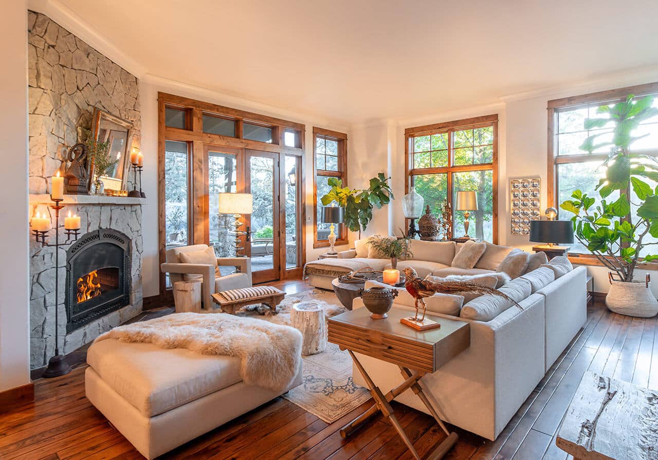 Mimmo Rosati's living room