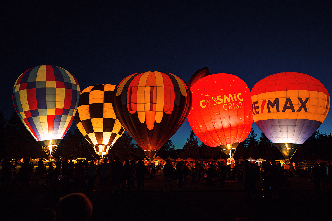 Hot air balloons in Bend Oregon