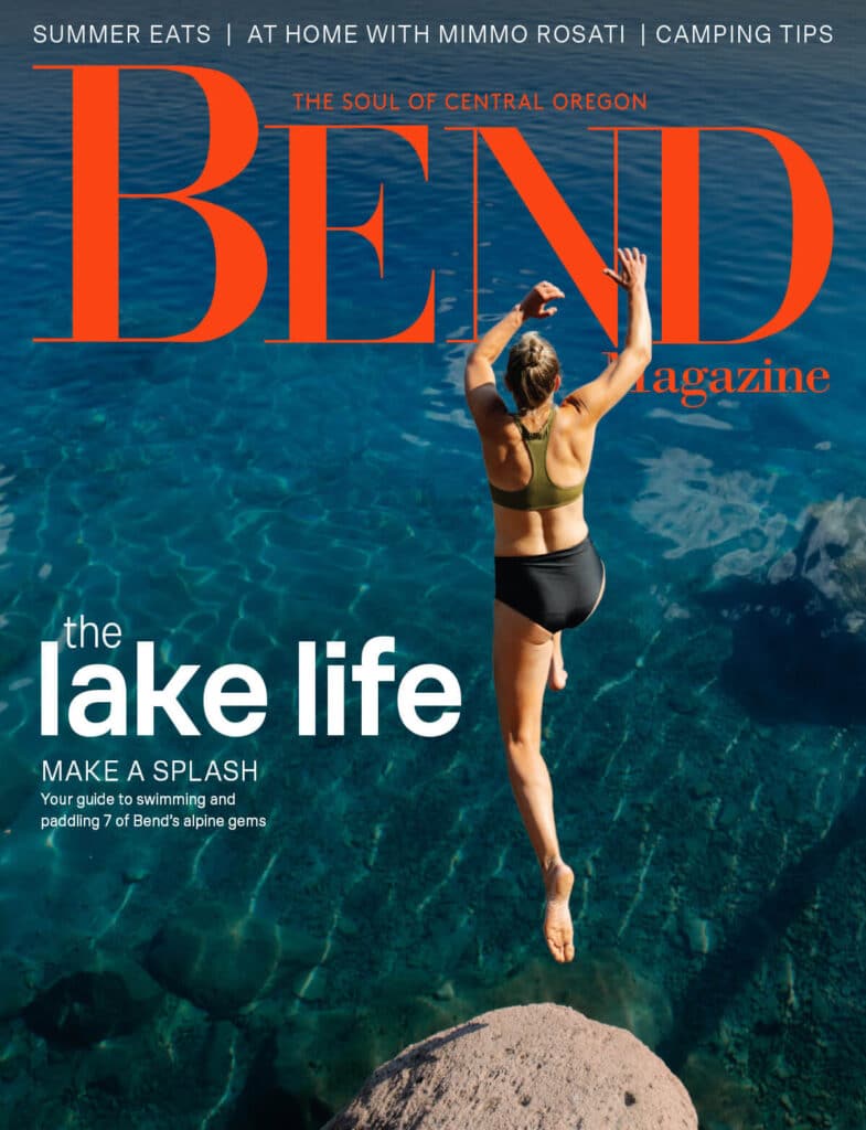 the Cover of the July August 2026 issue of Bend Magazine