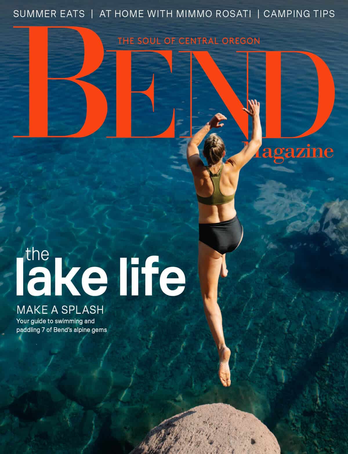 the Cover of the July August 2026 issue of Bend Magazine