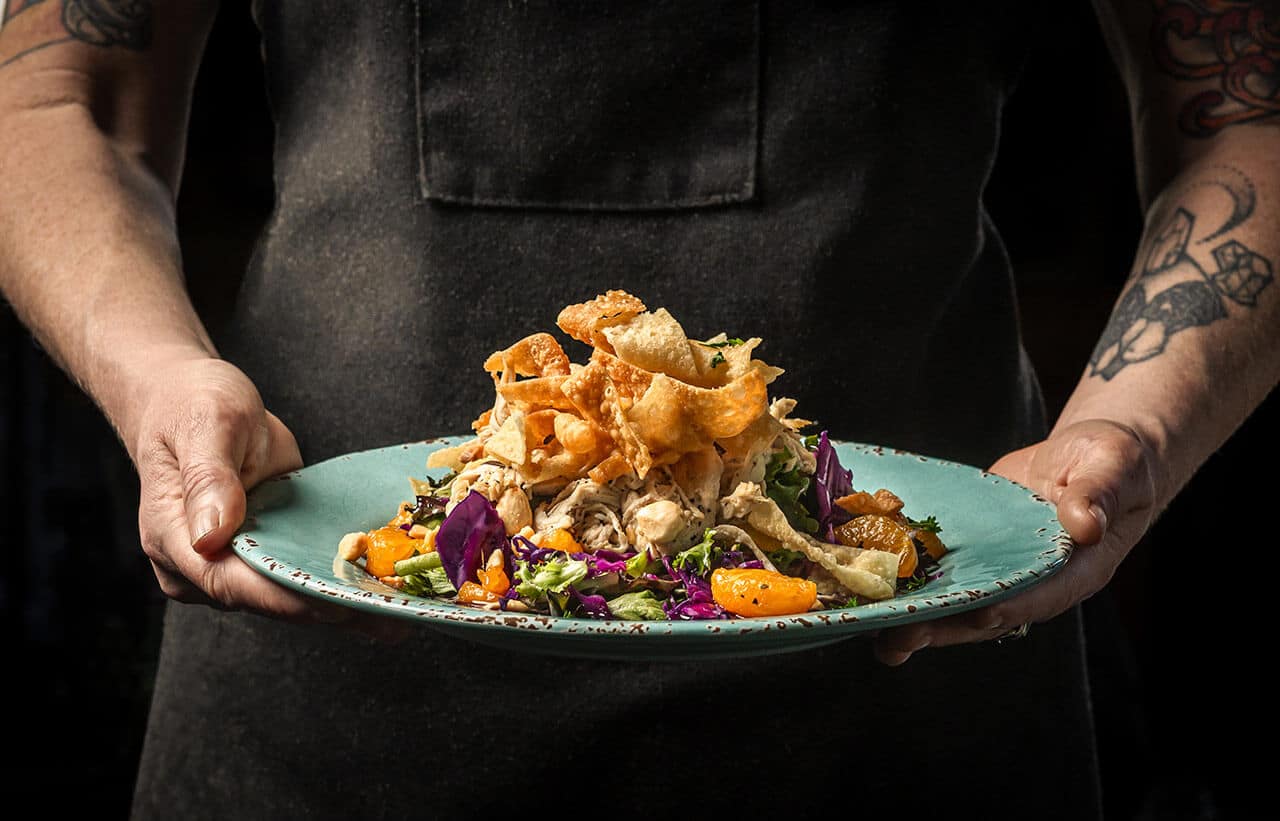 Salad at Portello Lounge