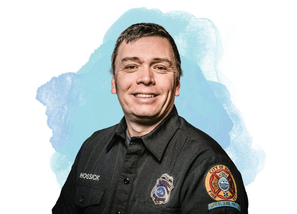 Firefighter Captain Petar Hossick