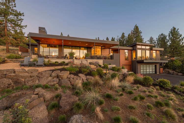 Inside a Modern Awbrey Butte Home Designed for Hillside Living