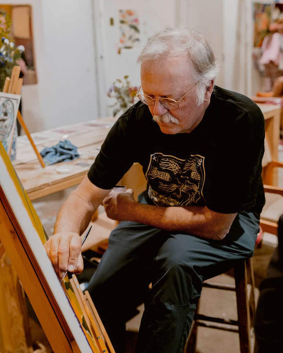 Open Arts Studio artist, Steve Batchel
