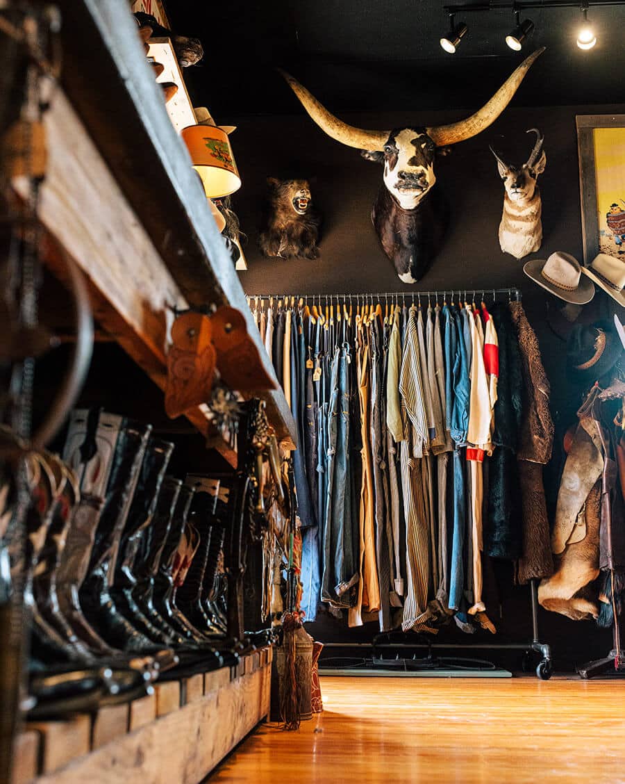Inside Big Chief Vintage shop in Sisters
