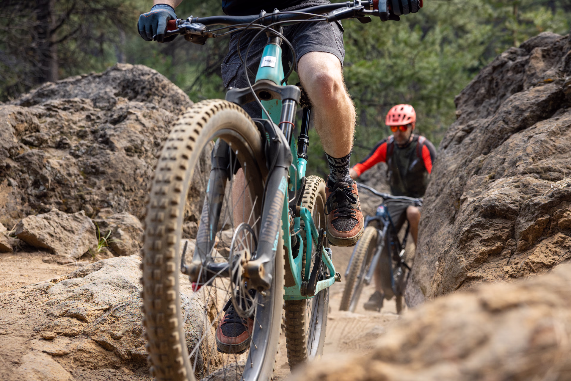 Biking mountain trails in Central Oregon