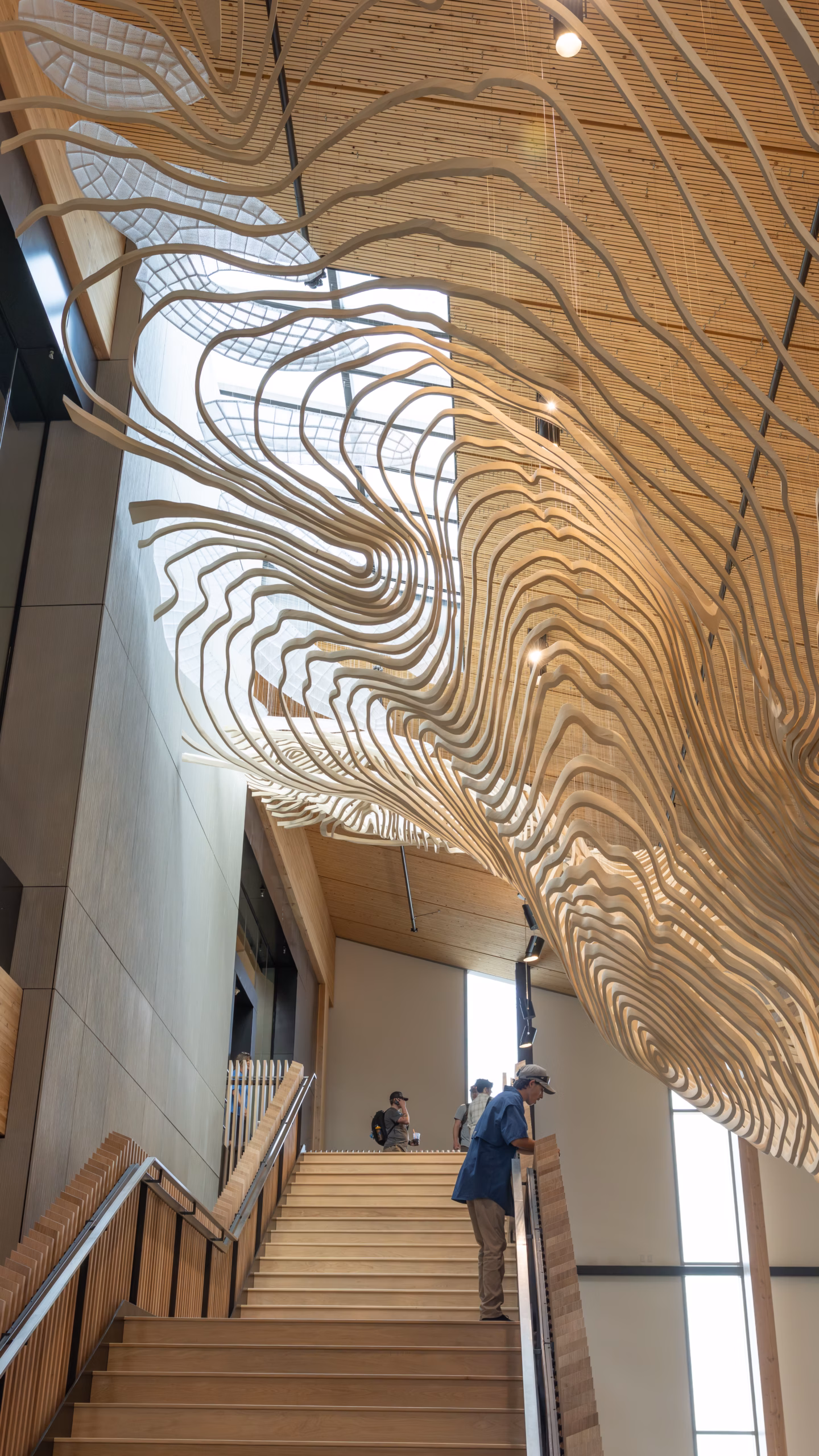 John Grade's massive sculpture, "Juniper"