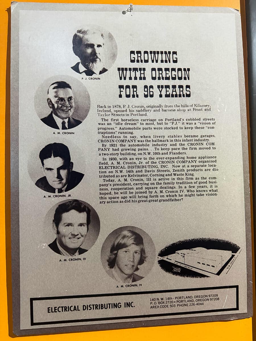 Growing With Oregon for 96 Years Basco Poster