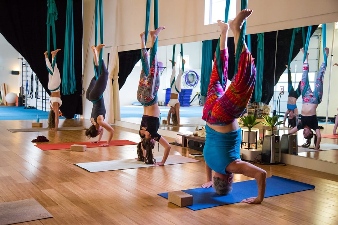 Aerial Yoga at Tula Movement Arts in Bend, Oregon