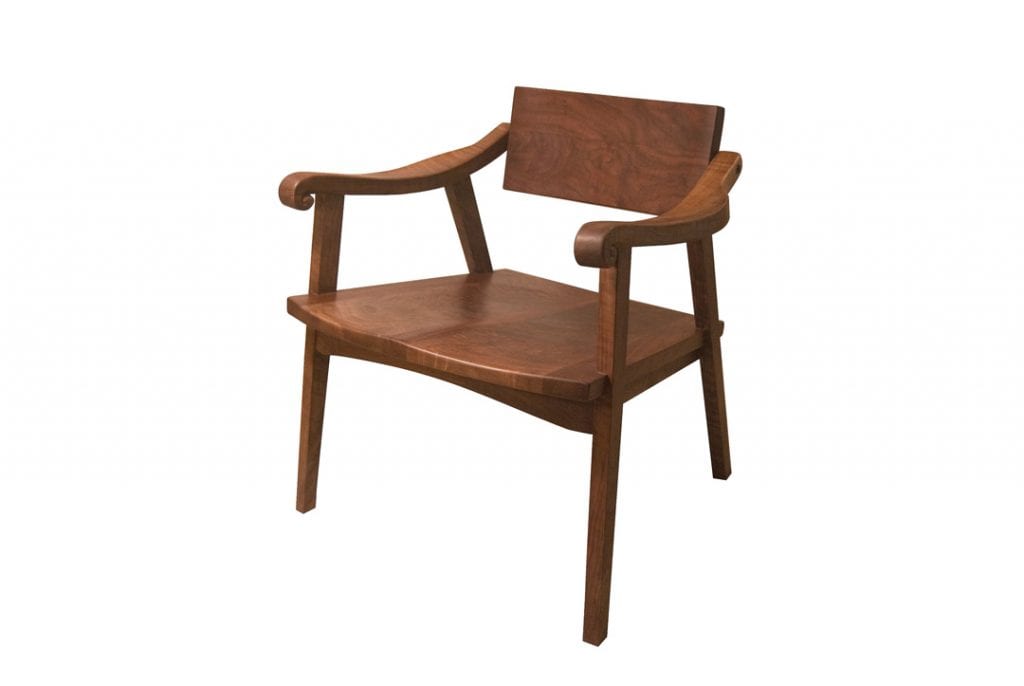 A chair by Nashwood in Bend, Oregon