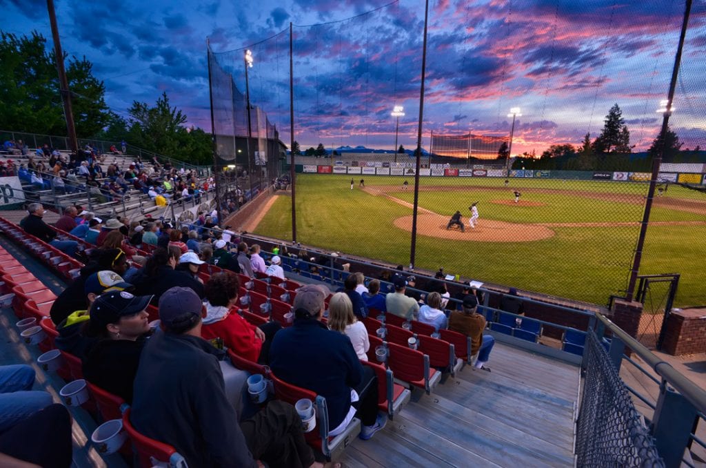 Vince Genna Stadium home of the Bend Elks in Bend, Oregon