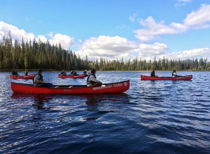 Daytime Canoeing with Wanderlust Tours in Bend, Oregon