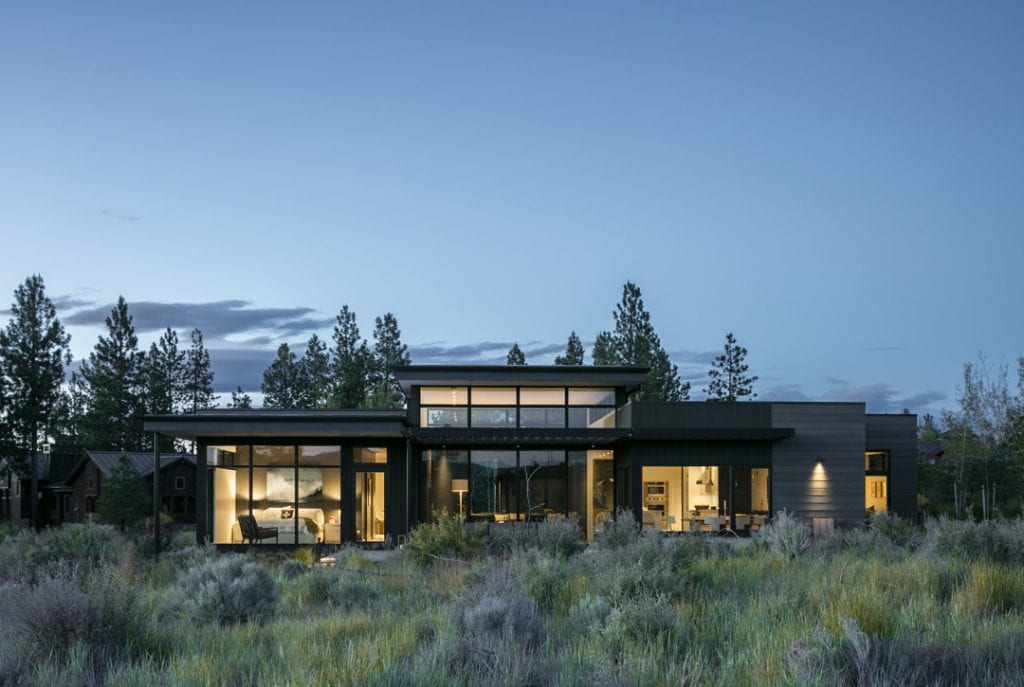 Modern home design and style in Bend, Oregon