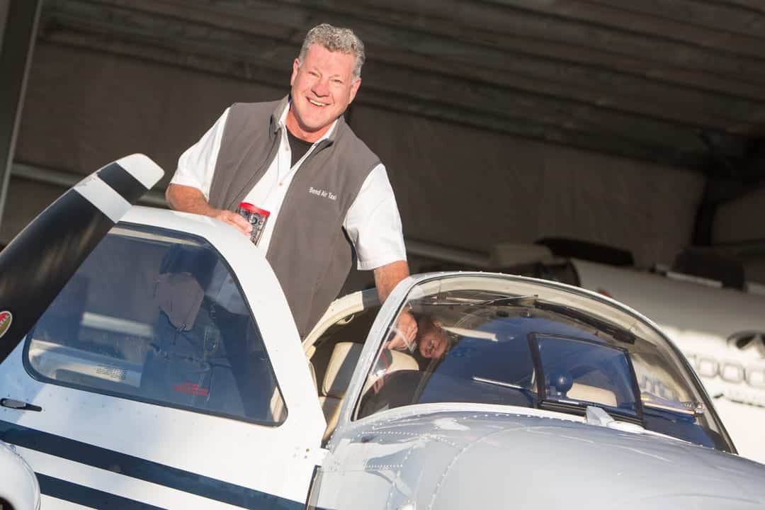 Tom Tormey with Angel Flights in Central Oregon