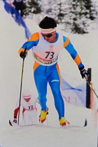 Former Olympic Athlete nordic skiier Dan Simoneau in Bend, Oregon