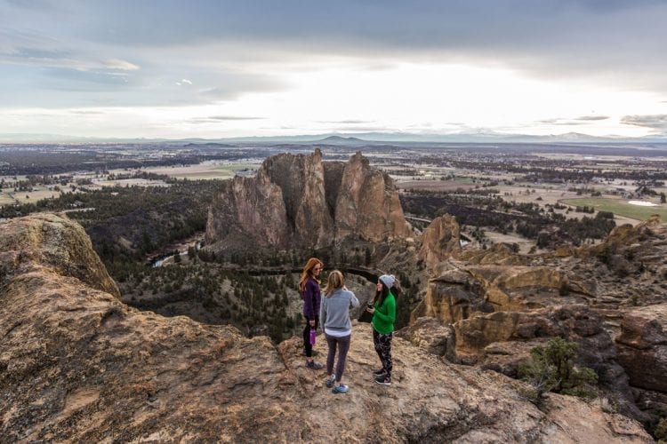 Day trip to Smith Rock in the fall from Bend, Oregon