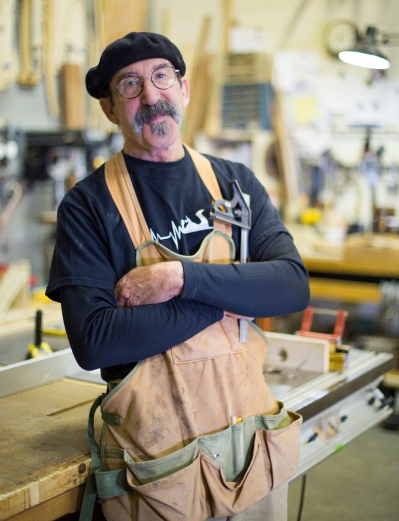 Woodworker and maker Thom Marchionna in Bend, Oregon